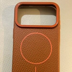 Elegant Brown Leather Phone Case
